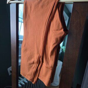 Orange Athleta Transcend Tight Medium
